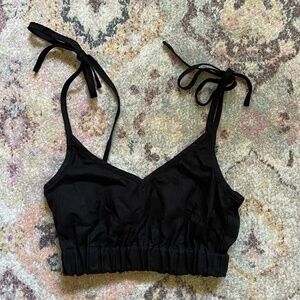 notPERFECTLINEN SCALA linen bustier top NWT